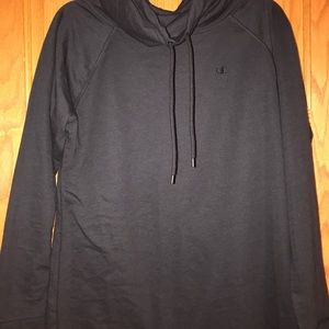 Black  cowl neck sweatshirt